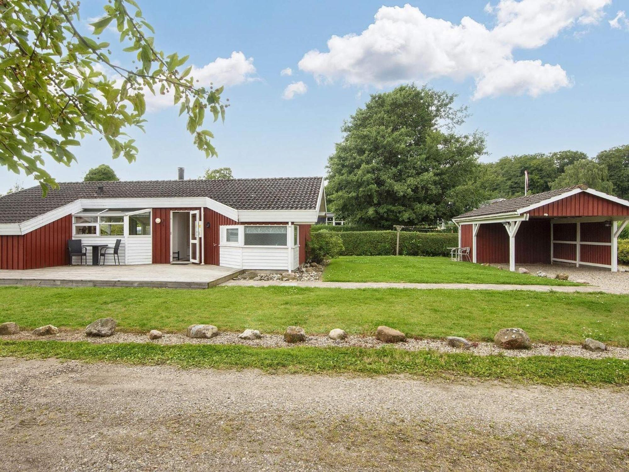 6 Person Holiday Home In Bjert Binderup Strand Bagian luar foto